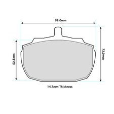 Mintex MRM1802 Brake Pads Fits