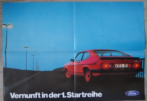 Ford capri gt4 - gt4, poster