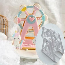 3Pcs Set Ferris Wheel Fondant