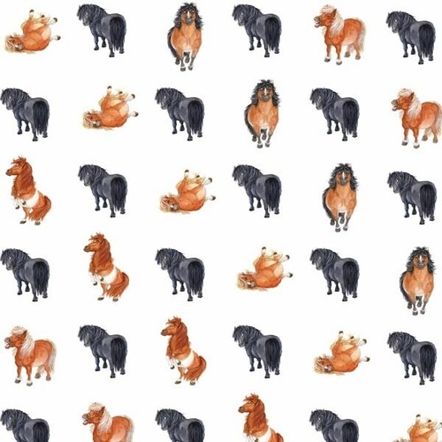 Shetland pony wrapping paper - shetland,