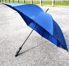 Vintage 90s Dunlop Umbrella Blue | Large Logo on Handle | Retro Sports Gear