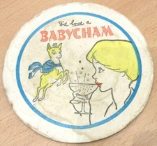 Vintage Babycham The Genuine Champagne Perry Beer Mat 
