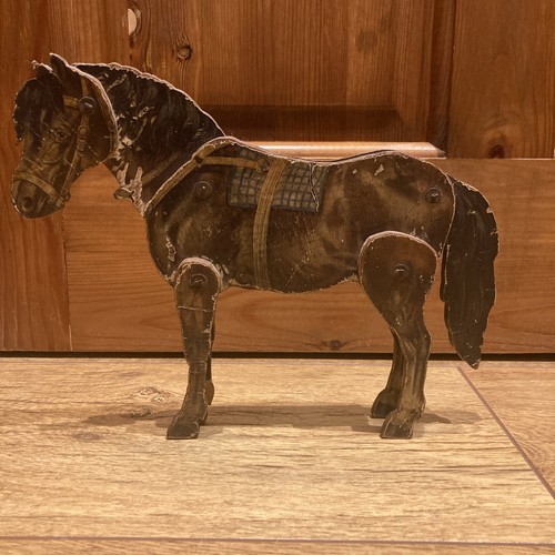 Rare old articulated horse - old,