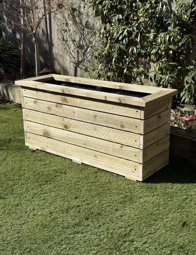 Handmade large wooden trough - handmade,