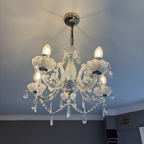 Pair chandeliers candle - of,