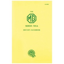 MG MGA Drivers Handbook Owners