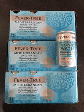 Fever-Tree Refreshingly Light Mediterranean Tonic Water 8 x 150ml (Pack of 3,