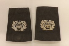 2 MILITARY SHOULDER INSIGNIA