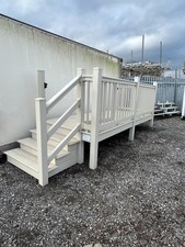 Static Caravan Decking - UPVC