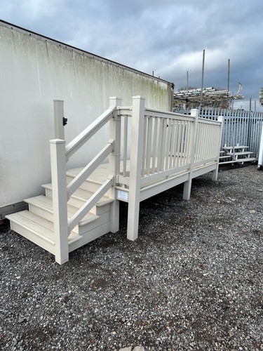 Static caravan decking upvc - static,