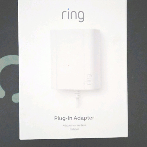 Ring plug adapter white - ring,