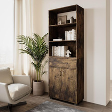 Bookcase 5 Tier Drawer Door