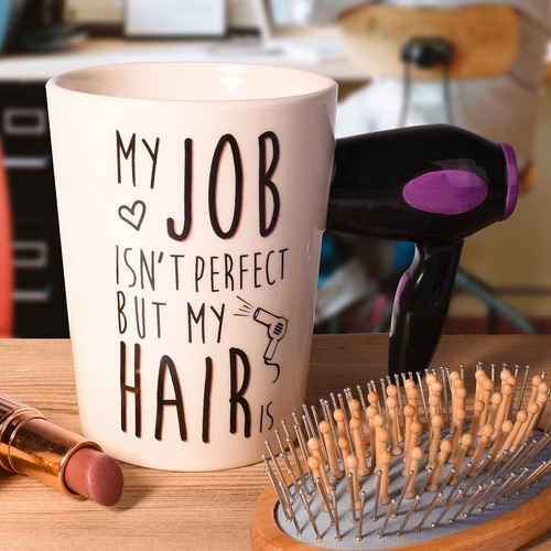 Hairdryer mug hairdresser - mug,
