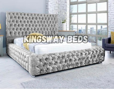 AMBASSADOR BED CRUSHED VELVET