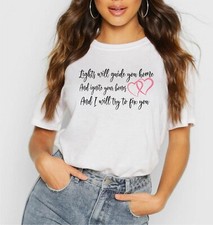 I will try to fix you T-Shirt Fashion Lyrics Fix You 2025 Tour Cold Play T-Shirt