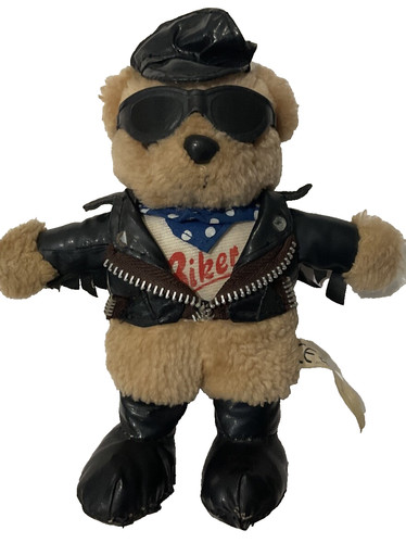 Vintage dressed bear big - dressed, al