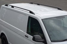 Black Roof Rack Rails Side