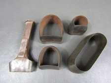 5 vintage leather cobblers