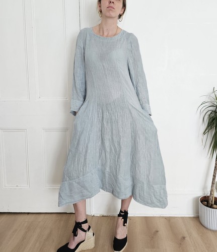 Grizas maxi dress silk linen - maxi,