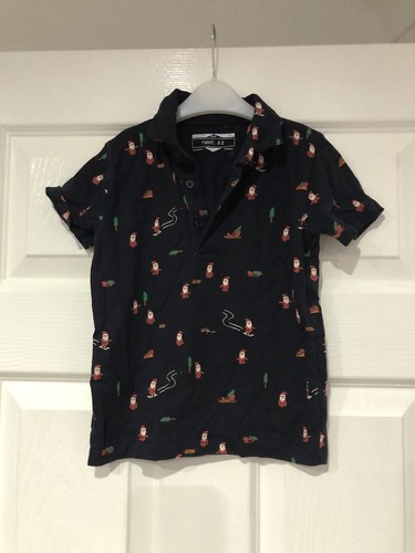 Boys christmas pattern polo - boys,