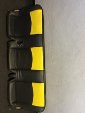 Mercedes Vito Car Rear Seat Black And Yellow Leather Cover And Seat