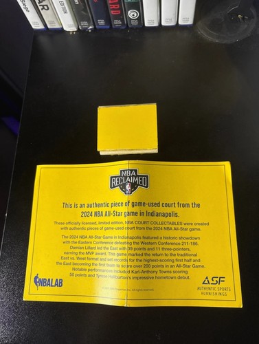 Game used nba - used, coa