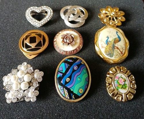 Job lot scarf clips - job,