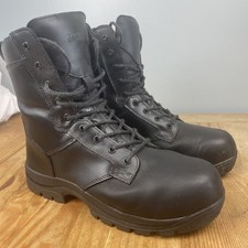 Ex Police Magnum Elite Shield Met Combat Boots Black Leather UK 10 Security Work