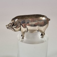Antique silver pin cushion - antique,