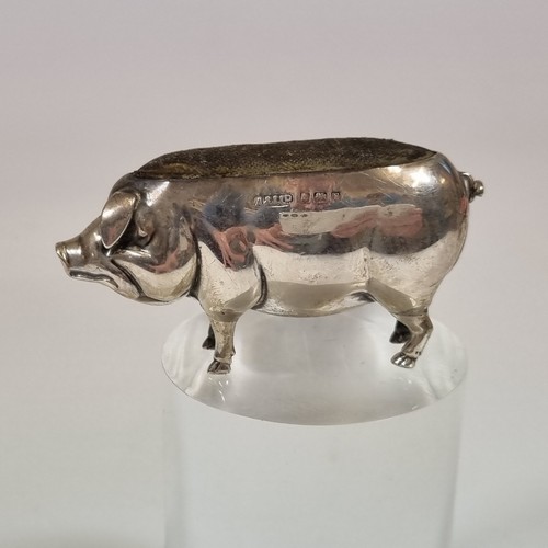 Antique silver pin cushion - antique,