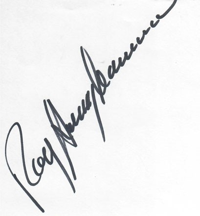 Ray harryhausen signed - harryhausen,