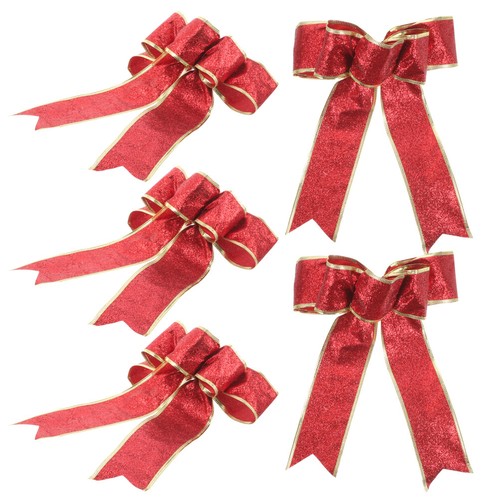 Pcs christmas ribbon bow - 5,