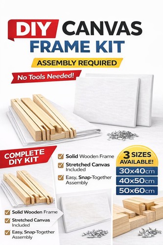 Blank canvas diy frame - blank,