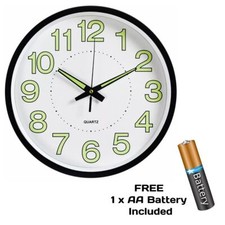 12" Wall Clock Silent Quartz