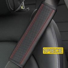 Red Car Seat Belt Cover Strap