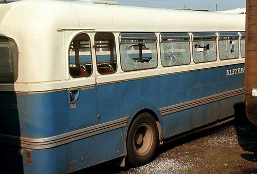 Bus photo vandalised - -,
