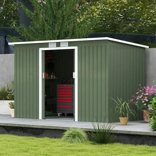 Heavy duty outdoor metal - outdoor, shed