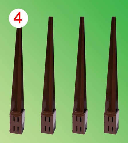 Fence post spike - spike, holder