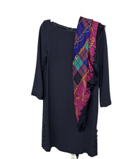 Goat Dress Deep Blue Business
