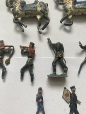 Rare Antique Tin Soldiers Old Mini Toys Collectibles 