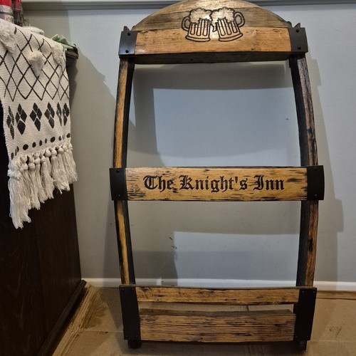 Large oak wall - large, mounted
