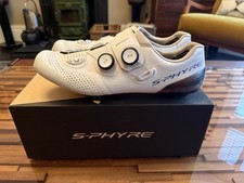 Shimano RC902 S-Phyre Carbon Road Shoes EU46 UK11 WIDE  White