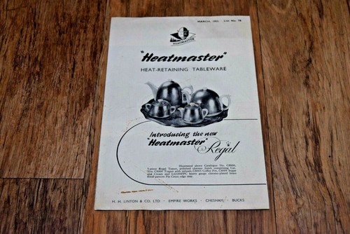 Vintage heatmaster brochure - vintage,
