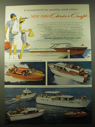 1960 chris craft boats - chris-craft, ad