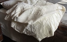 Vintage Cream Single Bedspread