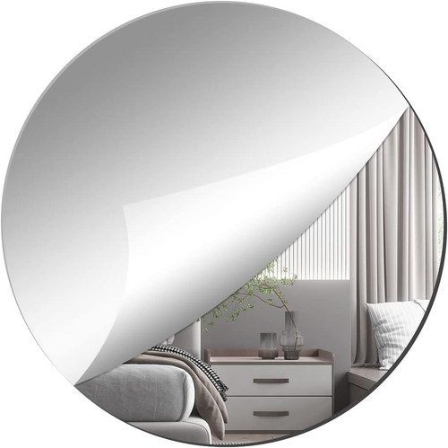Self adhesive round mirror - mirror, for