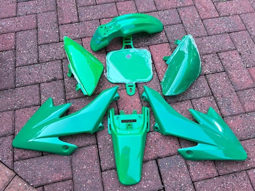 Pit bike crf green plastic - bike,