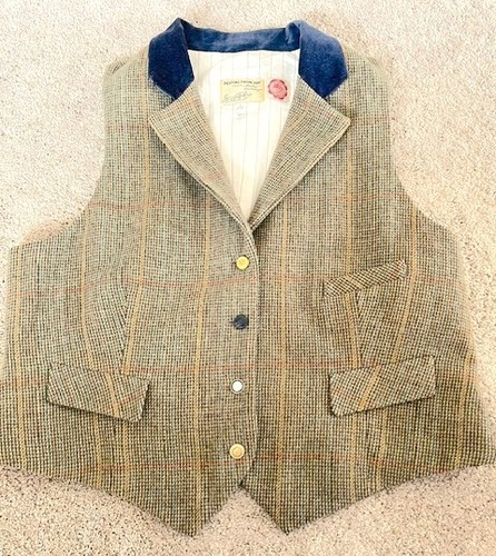 Joules tweed waistcoat - tweed, womens