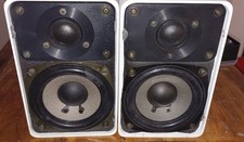 Realistic Minimus 7 40-2030C Black Bookshelf Speakers 40W Cast Metal in Japan