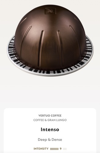 Nespresso vertuo intenso - nespresso,